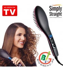 Simply Straight Digital Control Fast Hair Straightener Brush